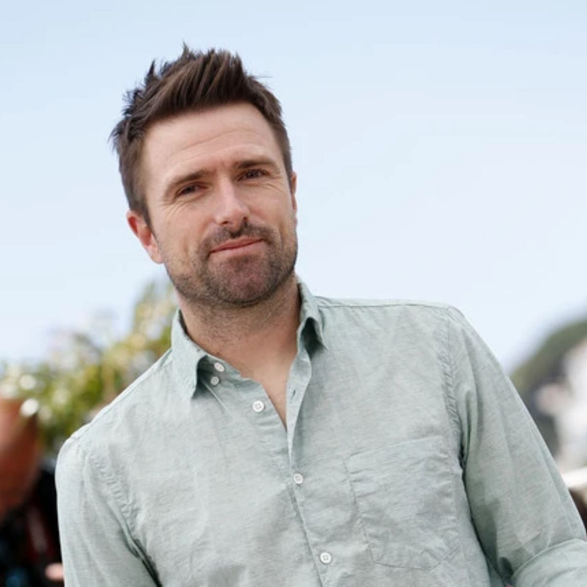 Mirrah Foulkes's husband, David Michôd posing for a photo shoot.